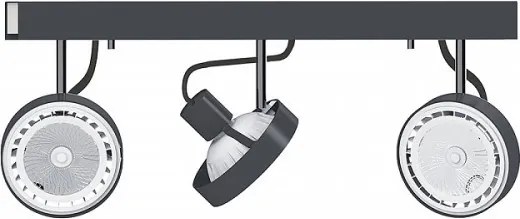 Mennyezeti Lámpa Grafit CROSS