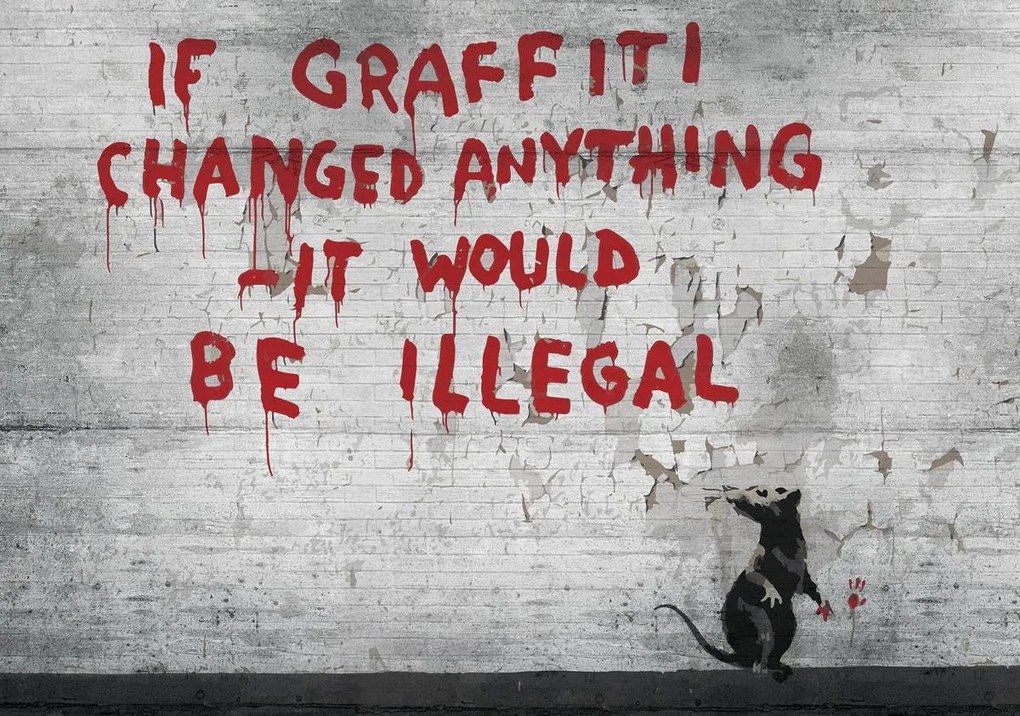 Fotótapéta - Graffiti felirat (152,5x104 cm)