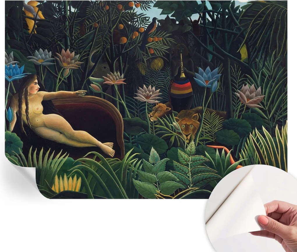 Prémium öntapadós fali fotótapéta Egzotikus dzsungel 312x219 cm