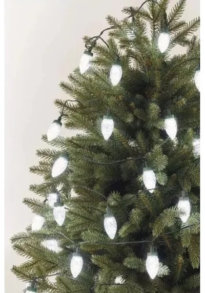 LED Kültéri karácsonyi lánc 50xLED/8 funkció 14,8 m IP44 hideg fehér