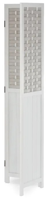 Fehér Tömörfa Paraván. EF-L145 WT