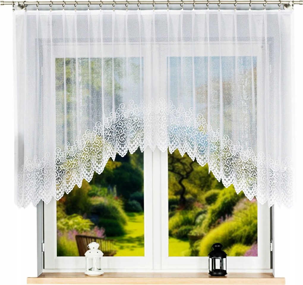 Violetta jacquard függöny 250x120cm (kész) íves