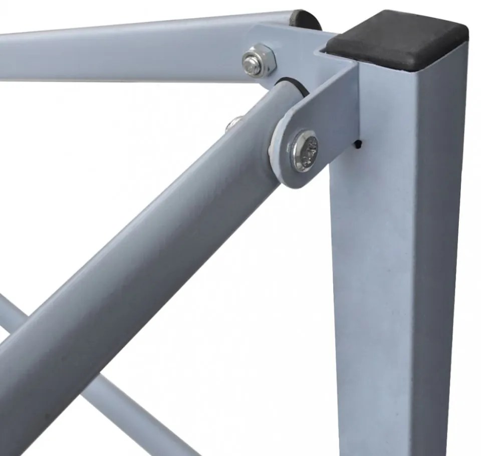 krémszínű összecsukható sátor 2 fallal 291x291x315 cméter