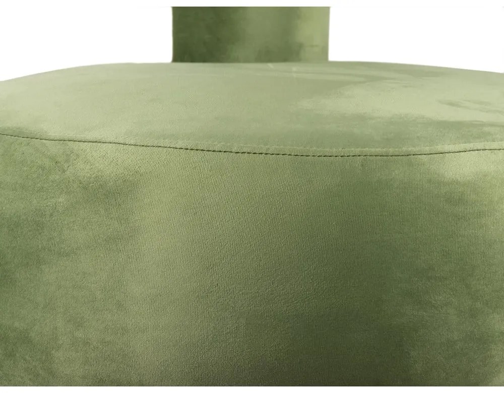 Világoszöld bársony fotel Abrazo – Leitmotiv