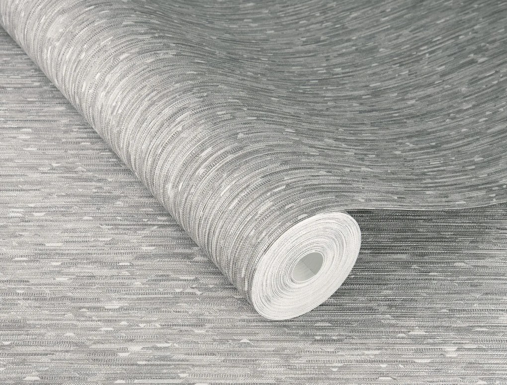 Ezüst csíkos tapéta Modern Rasch 844276 Flizelina