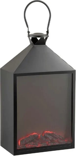 LED dekoráció lámpás COZY WARM 55x30 cm, fekete