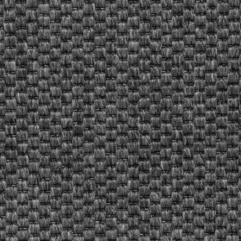 15 db szizál hatású antracitszürke lépcsőszőnyeg 65x21x4 cm