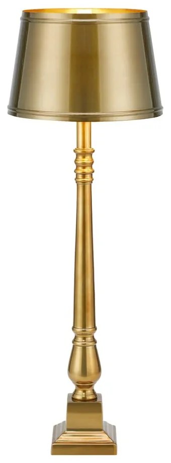 Aranyszínű asztali lámpa fém búrával (magasság 66 cm) Metallo – Markslöjd