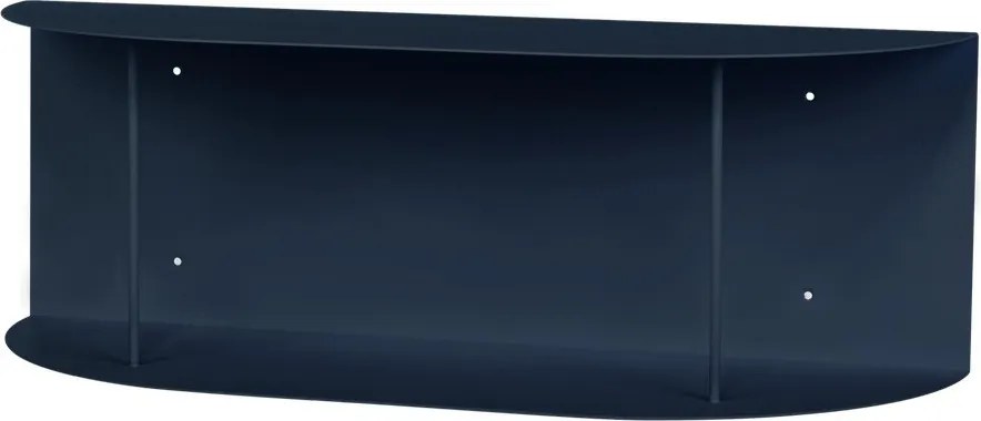 Sötétkék többszintes fém fali polc 60 cm Lina – noo.ma