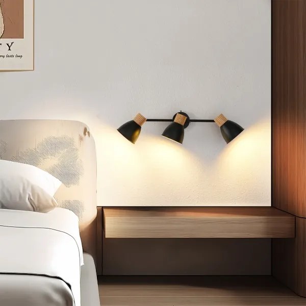 Brilagi - ODENSE 3xE14/10W/230V spotlámpa, fa/fekete