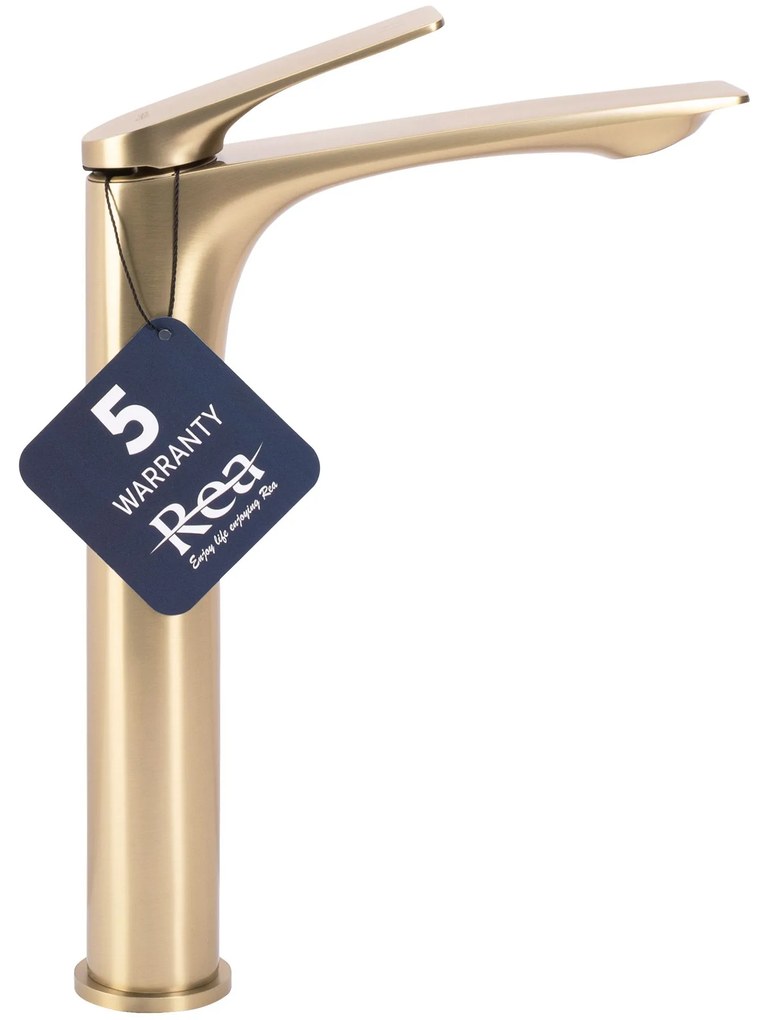 Fürdőszobai csaptelep Rea AVALON brush gold High