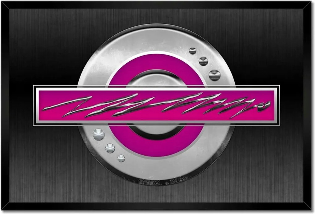 Poszterek keretben 60x40 Lila mintás Absztrakt