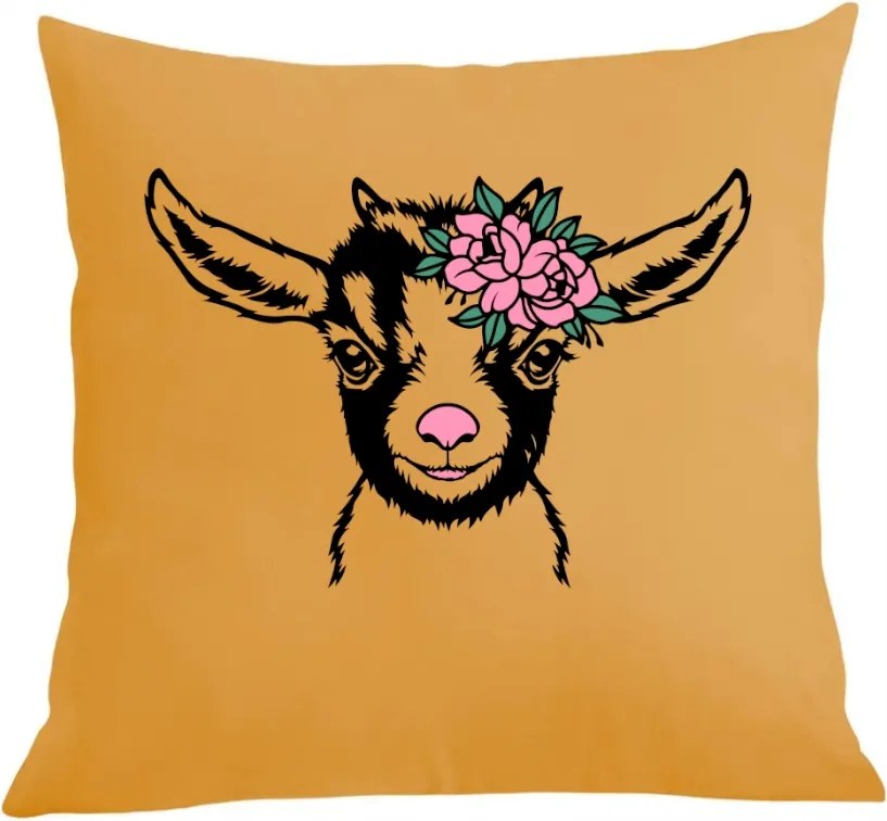 Párna+párnahuzat nyomott mintás Aranyos kis bárány