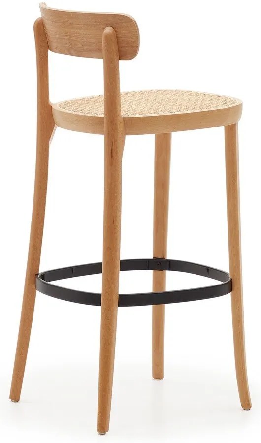 Natúr színű bárszék kőrisfa dekorral 99 cm Romane – Kave Home