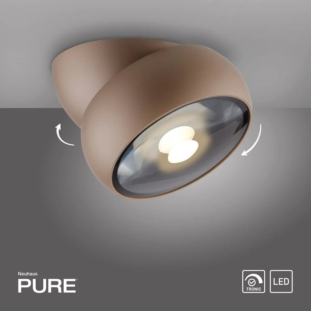 Paul Neuhaus modern mennyezeti lámpa pure move barna pln6235-97