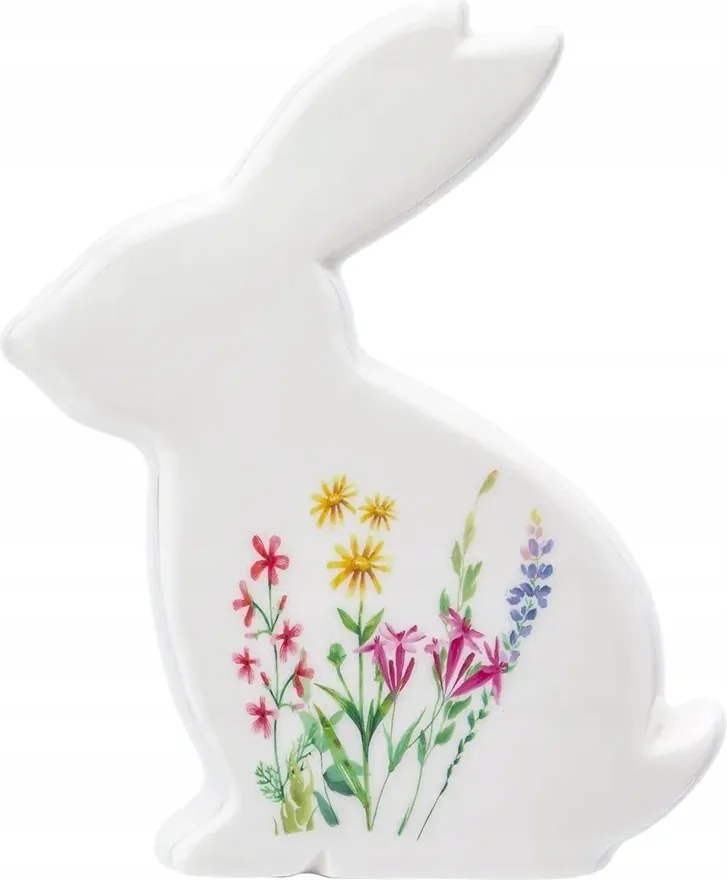 Húsvéti porcelán dekoráció A természet ébredése Nyuszi 15 cm