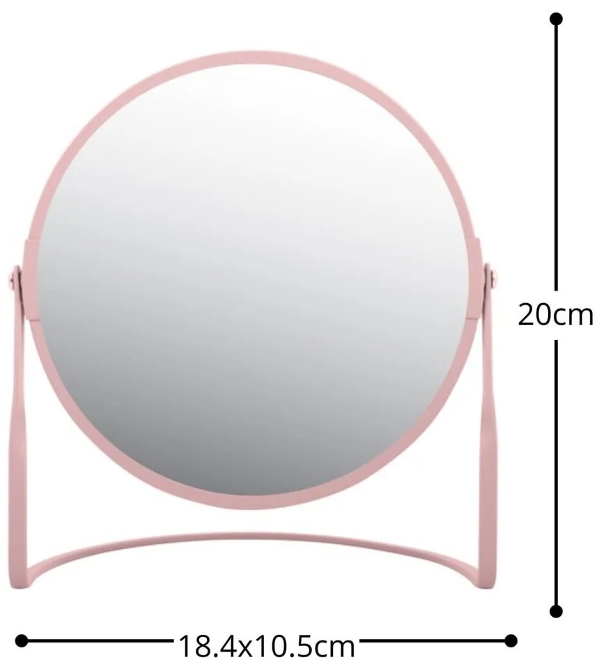 Kozmetikai nagyítós tükör (ötszörös nagyítás) ø 18 cm Akira – Spirella