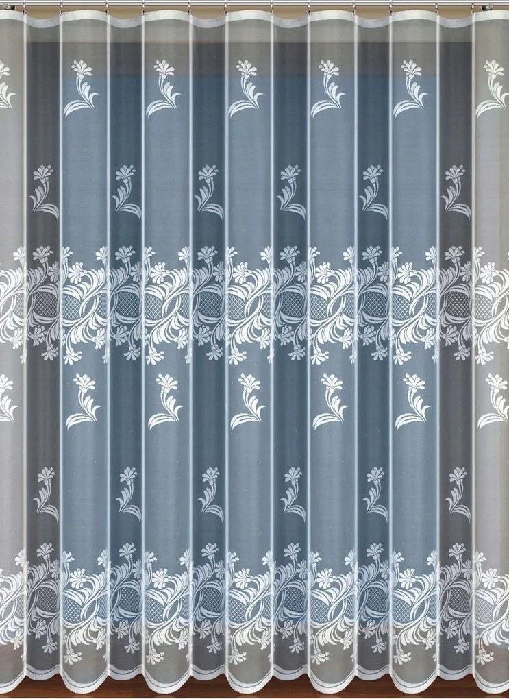 Mg Függöny jacquard 35402 Fehér 250cm magas 0,5m