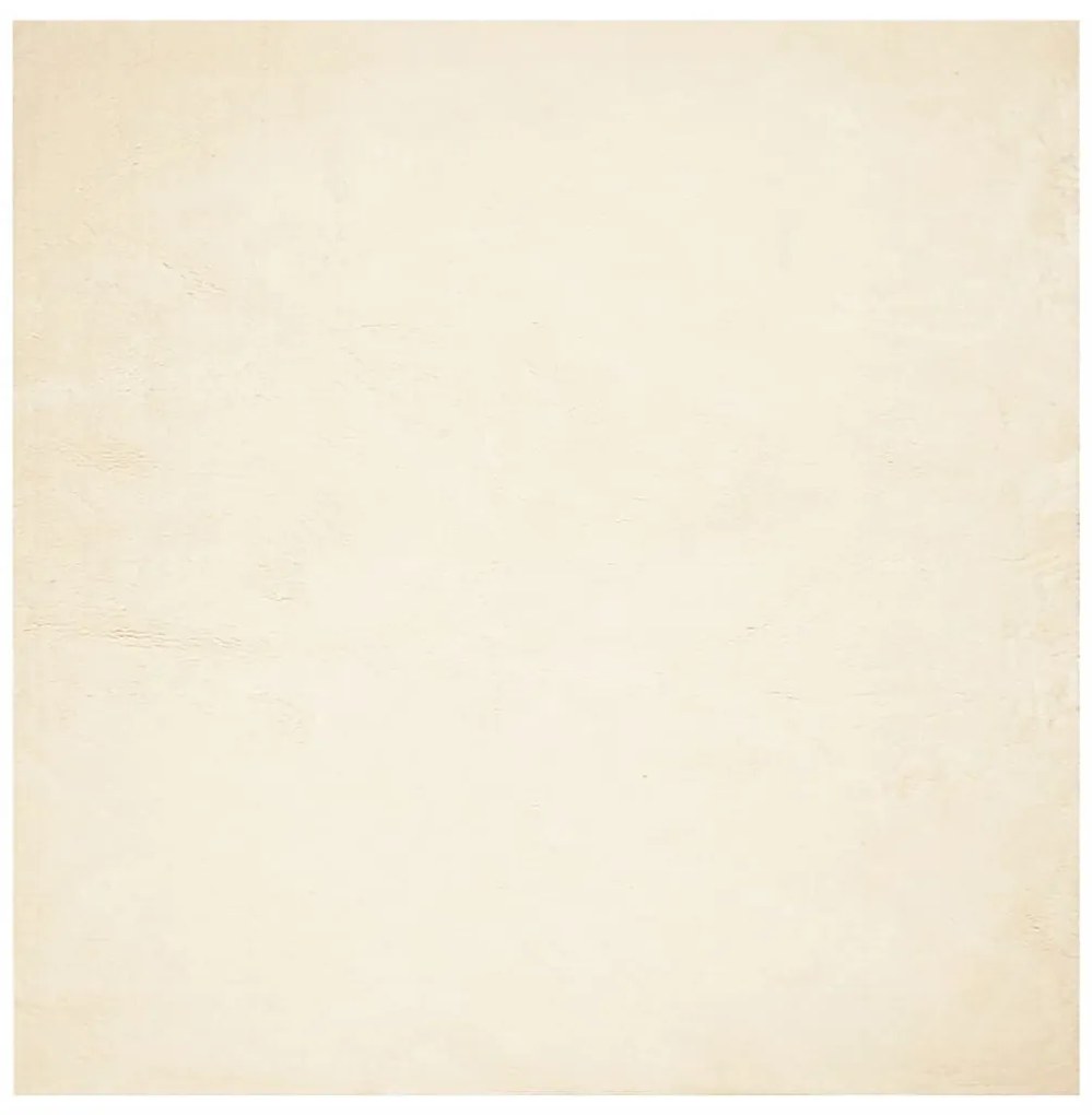 HUARTE krémszínű rövid szálú puha és mosható szőnyeg 240x240 cm