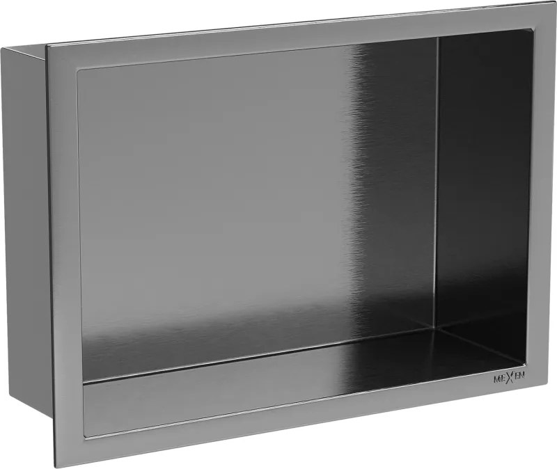 Mexen X-Wall-R fali polc peremmel 30 x 20 cm, Gun grey kefe - 19E0302010