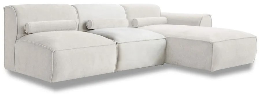Fehér sarokkanapé (jobb oldali) Flex Felix – Miuform