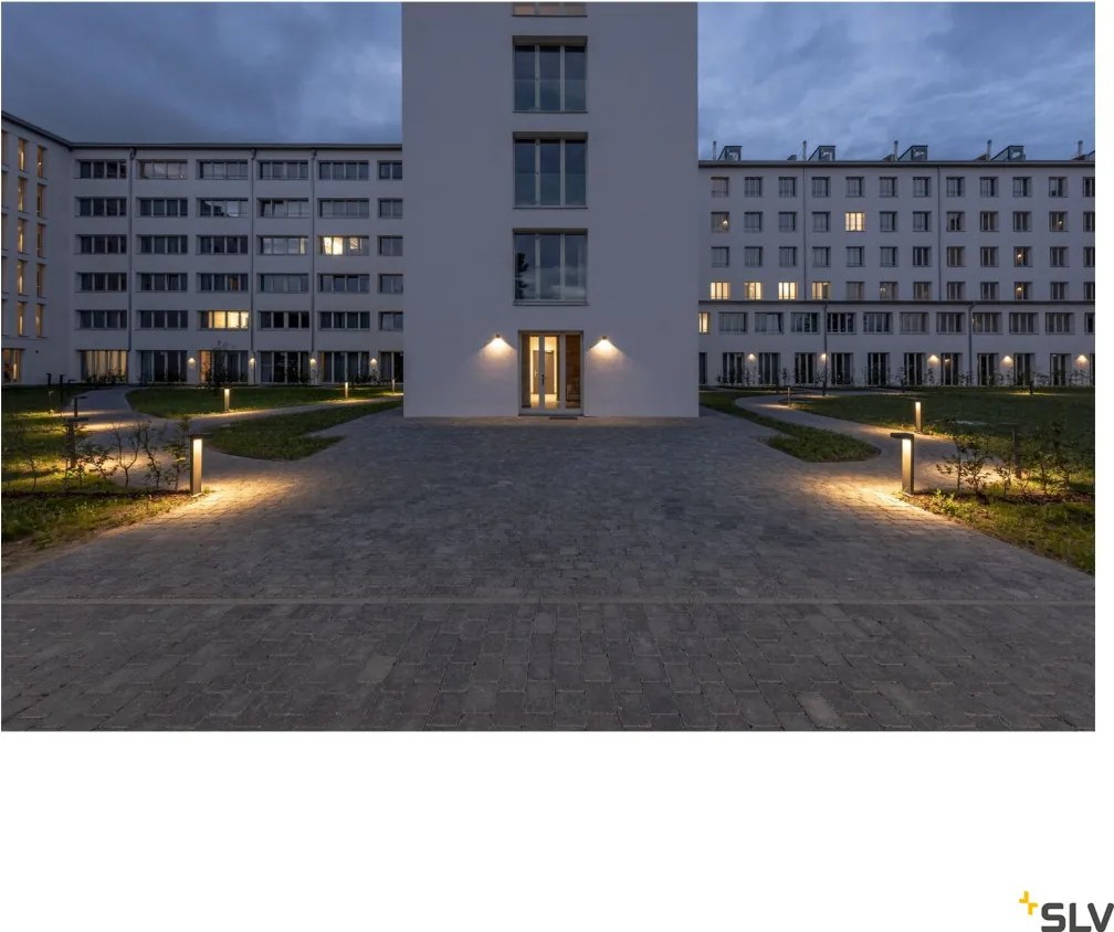 SLV 1005126 SITRA Modern Kültéri Fali Lámpa Antracit LED IP54