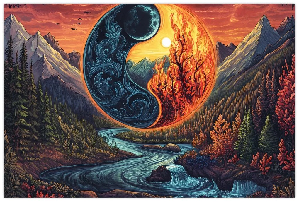 Kép - Elemi erők (90x60 cm)