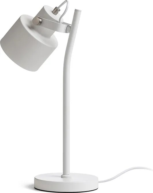 RENDL CELEIA asztali lámpa matt fehér matt nikkel 230V LED E27 11W