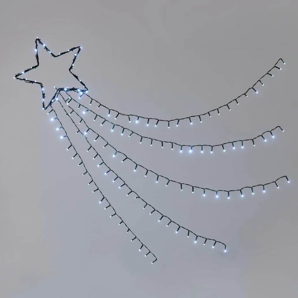 Aca Lighting üstökös, 150 db Cw Led 8 program, 220-240V IP44 30 cm (1 m-es farok), 5