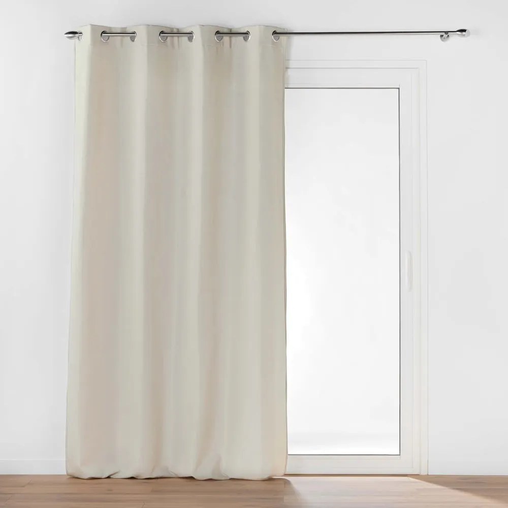 Bézs mikroszálas termo függöny 135x260 cm Micropolar – douceur d'intérieur