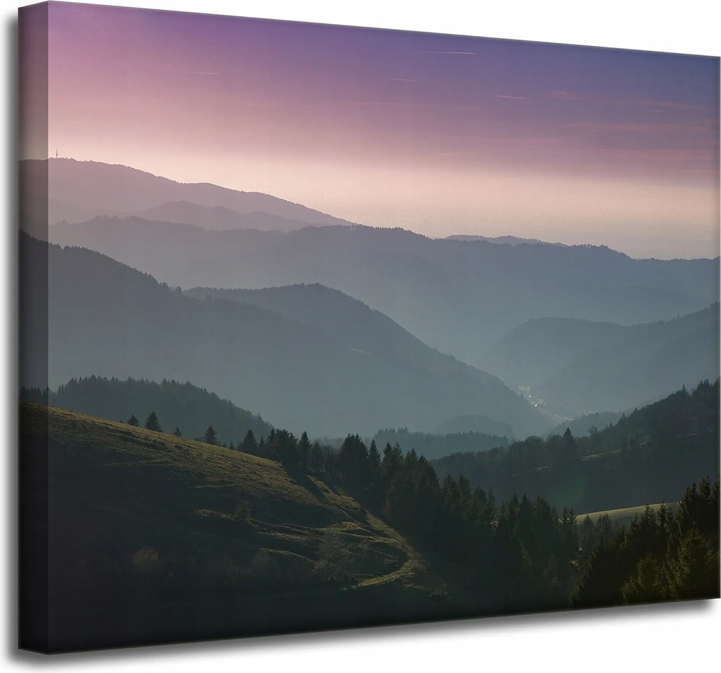 Vászonkép Természet Hegyi táj 50x40 cm