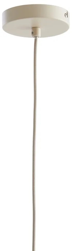 Bézs függőlámpa textil búrával ø 28 cm Itela – Light &amp; Living