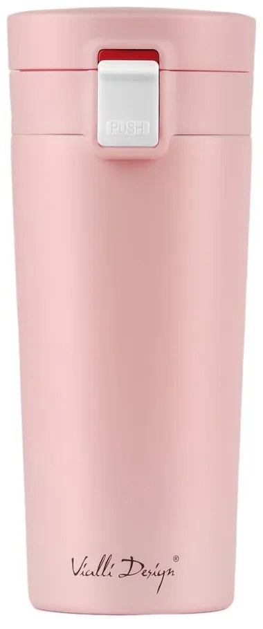 Fuori rózsaszín thermo utazóbögre, 400 ml - Vialli Design