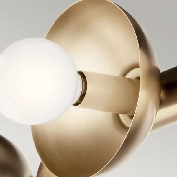 Kichler KL-PALTA9-CPZ - PALTA kábelcsillár 9xE14/40W/230V aranyszínű