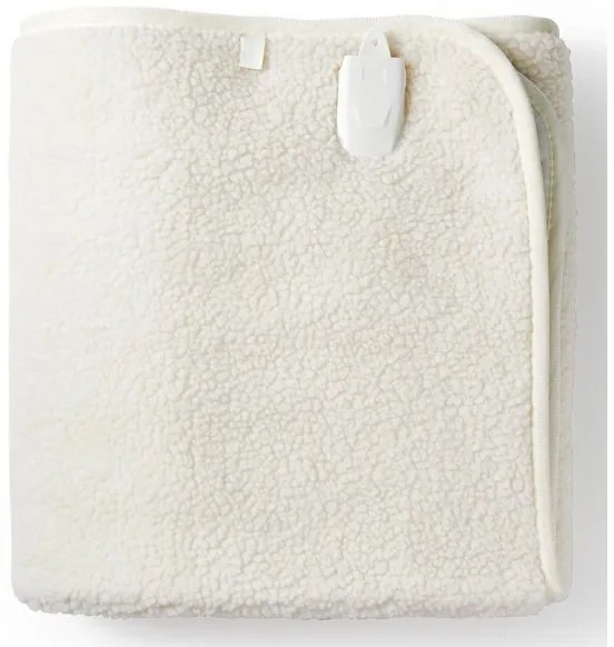 Nedis PEBL120CWT1 - Elektromos fűthető takaró 60W/230V 150x80 cm gyapjú