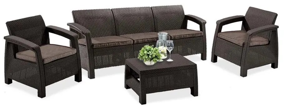 Corfu set II max kerti bútor garnitúra