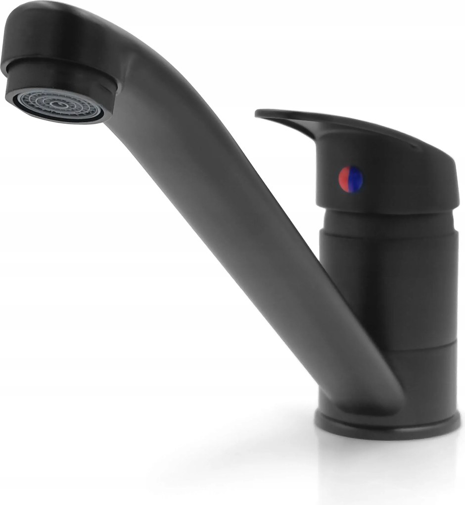 Fekete Mosdó Csaptelep Álló Forgatható Hosszú Kifolyócső Mosdó Csaptelep