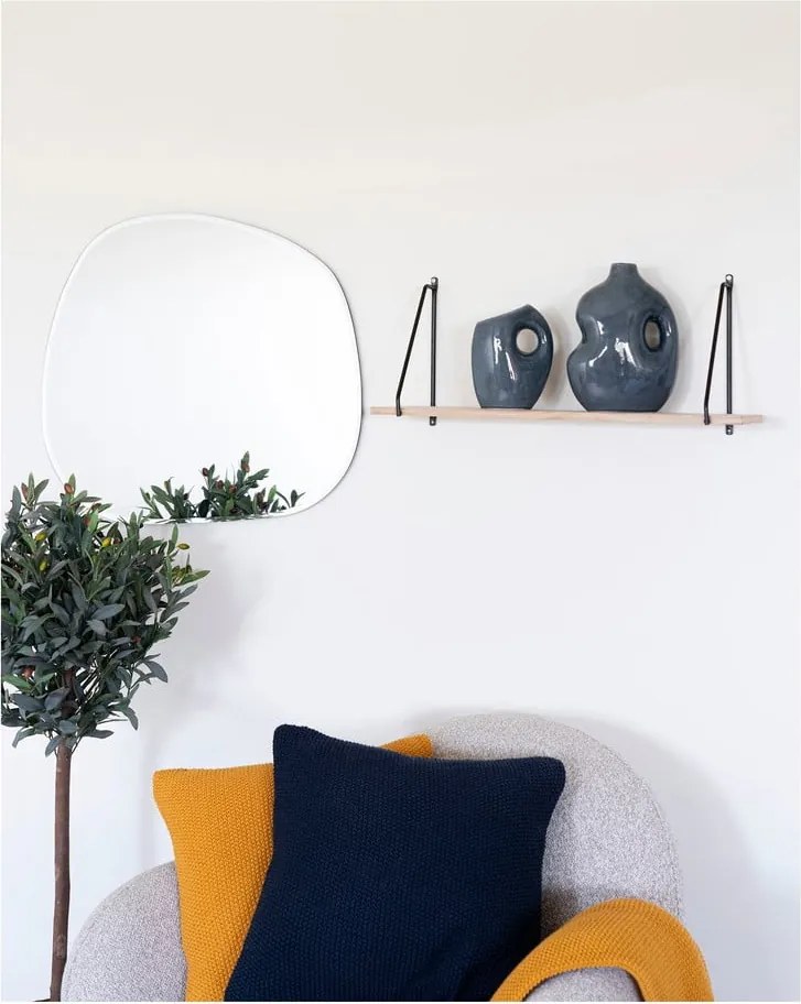 Sötétkék kerámia váza (magasság 18 cm) – House Nordic