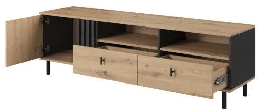 TV állvány BADIA tölgy/antracit színben