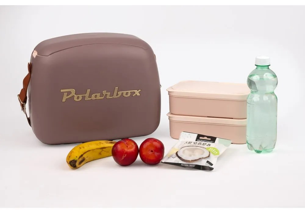Barna hűtődoboz 6 l Classic Gold – Polarbox