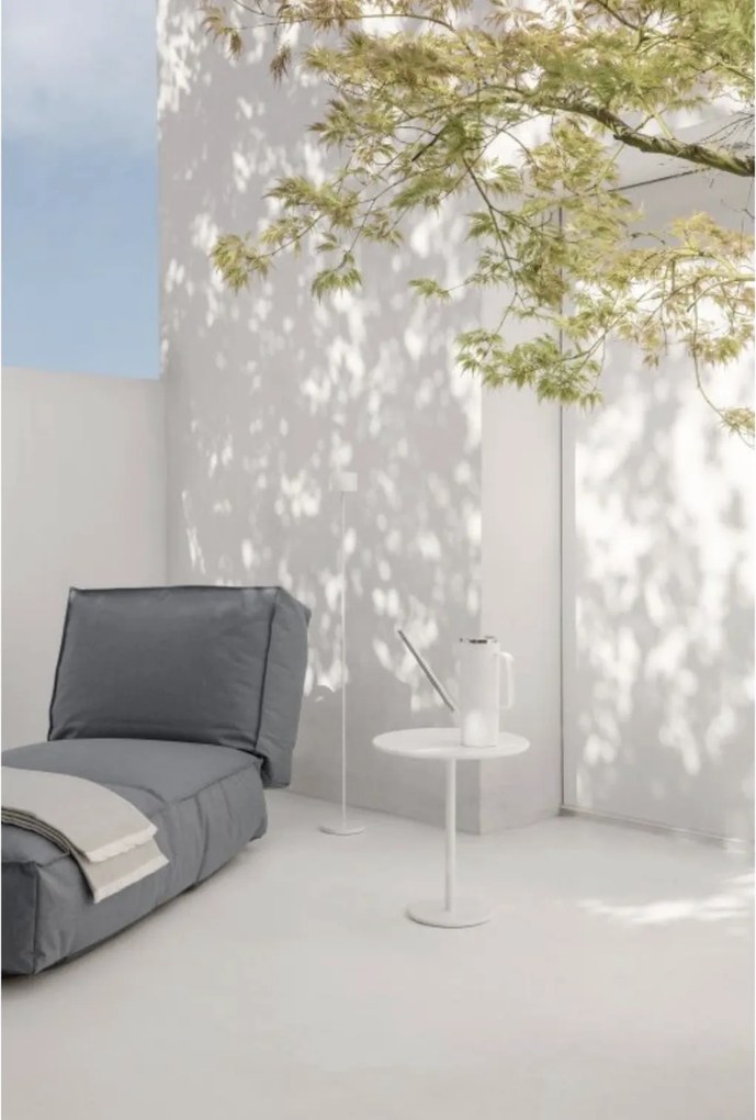 Kültéri dohányzóasztal, STAY kollekció | Ma 45 cm, Ø 40 cm - Selymes szürke - Blomus
