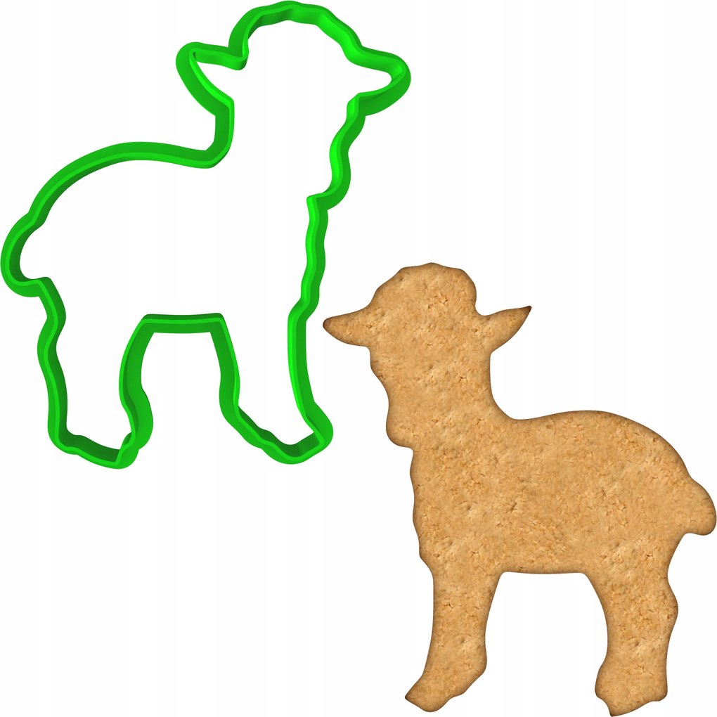 Húsvéti Forma Mézeskalács lyukasztó Húsvéti Bárány 8cm