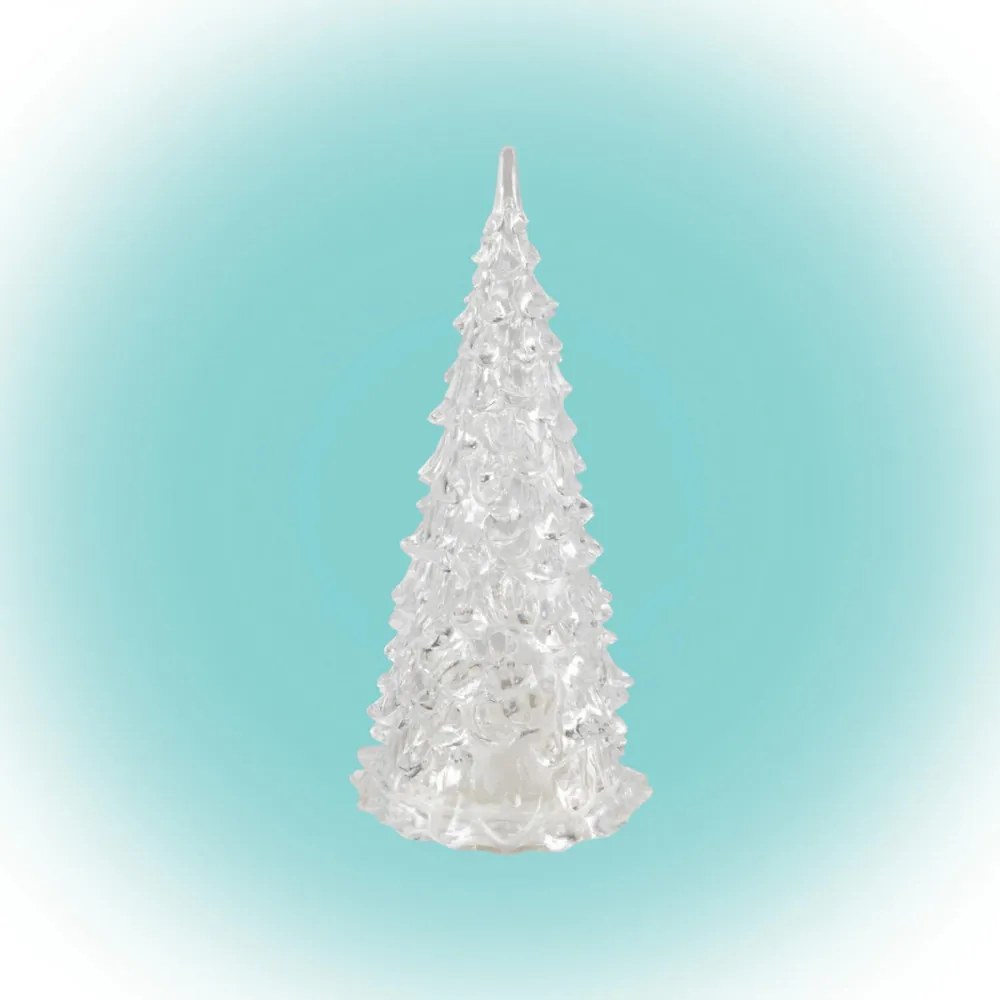 LED-es asztali dísz, fenyőfa