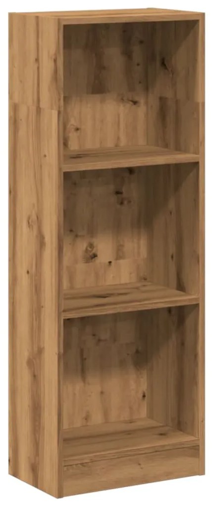 kézműves tölgy szerelt fa könyvespolc 40 x 24 x 109 cm