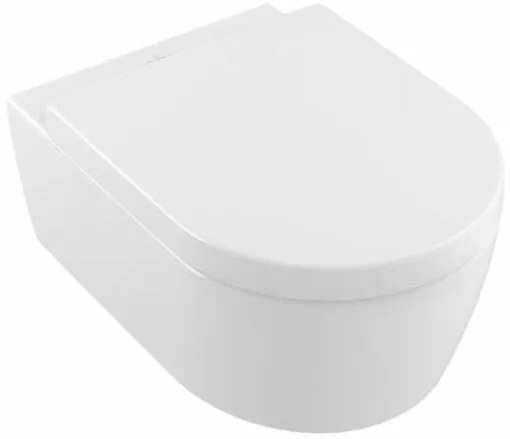 Villeroy &amp; Boch Avento wc falra szerelhető fehér színben fényes felülettel hátsó kifolyással 5656hrr1 GLACERAAVWC004