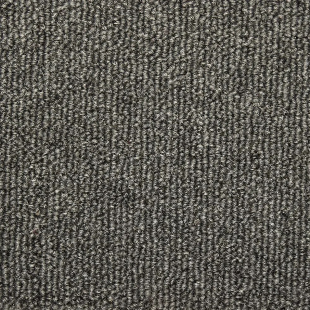 15 db sötétszürke lépcsőszőnyeg 65x21x4 cm
