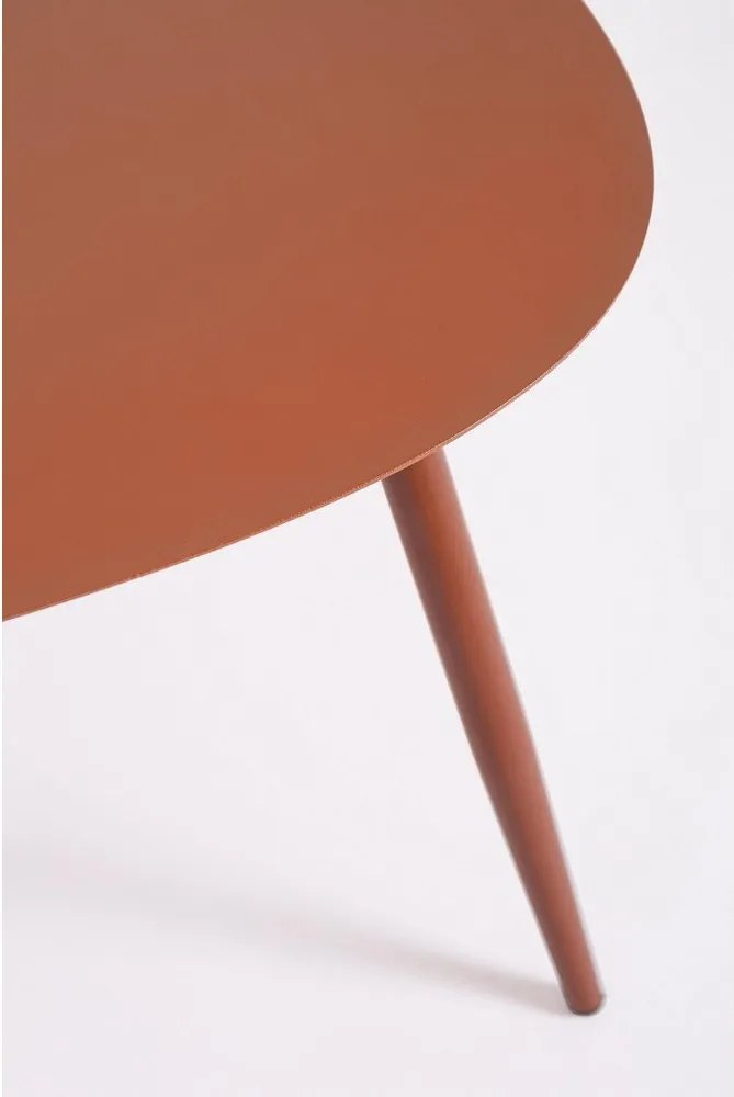 Acél kerti dohányzóasztal szett 2 db-os 73,5x77,5 cm Yvonne – Bizzotto