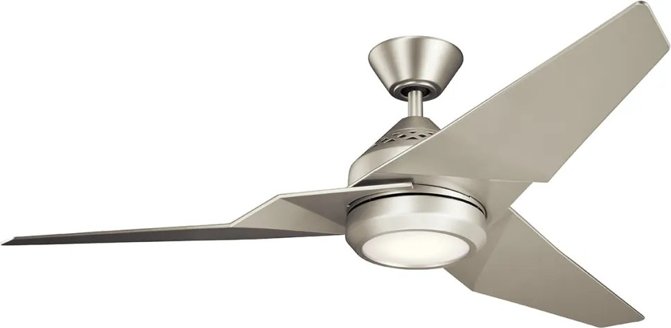 KICHLER KLF-JADE-60-BN JADE Ventilátoros lámpa Nikkel, Ezüst LED IP44