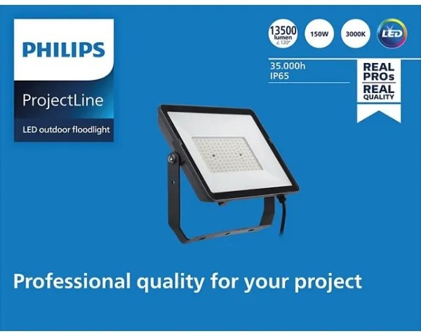 Philips - LED Kültéri reflektor PROJECTLINE LED/150W/230V IP65 3000K