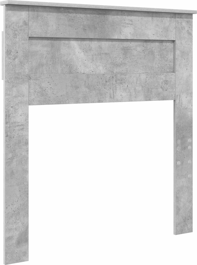 vidaXL Fejtámla Beton Szürke 90 cm Faanyag